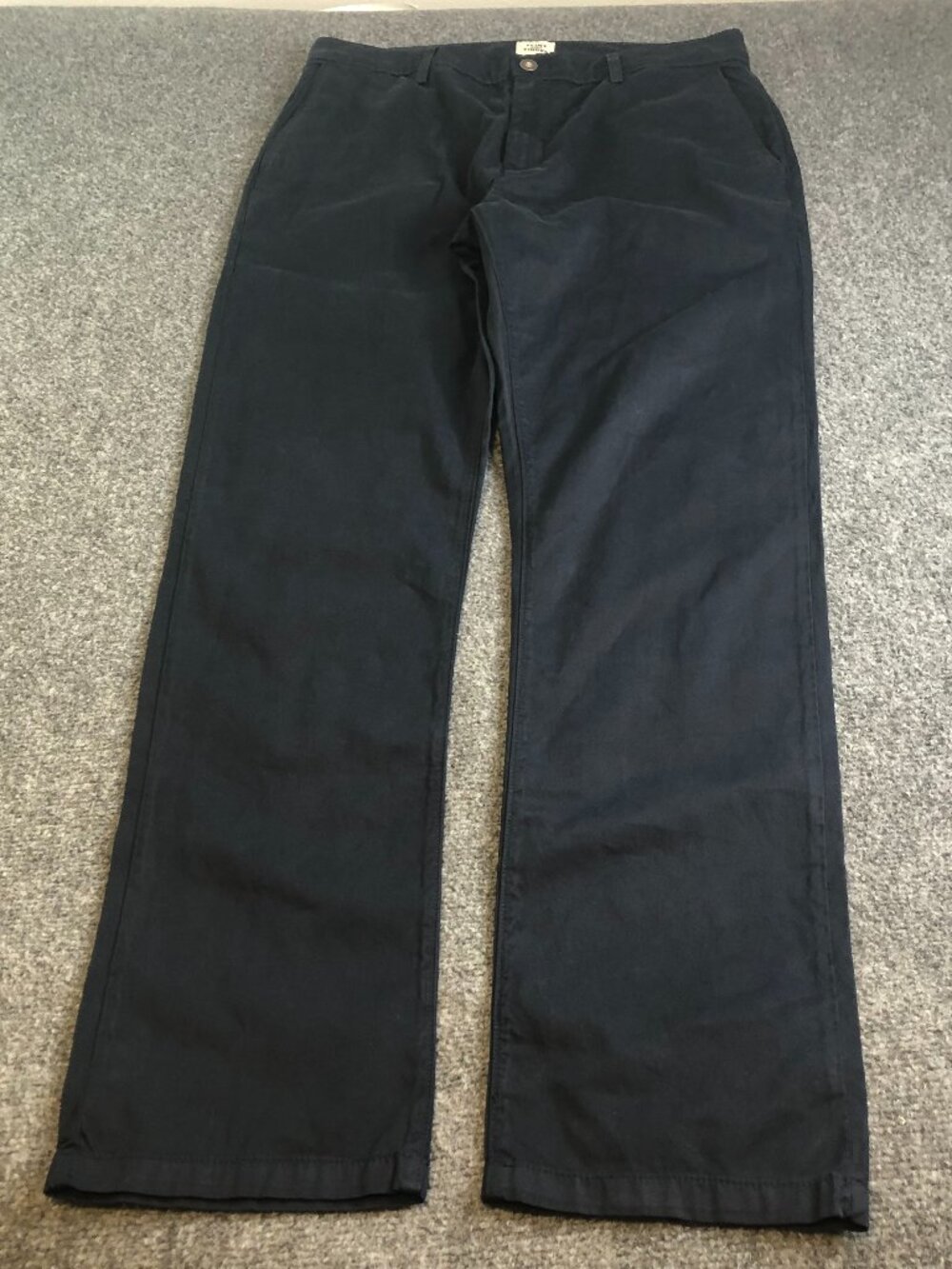 Flint and Tinder Pants Mens 33x34 Black Slim Straight Chino Stretch